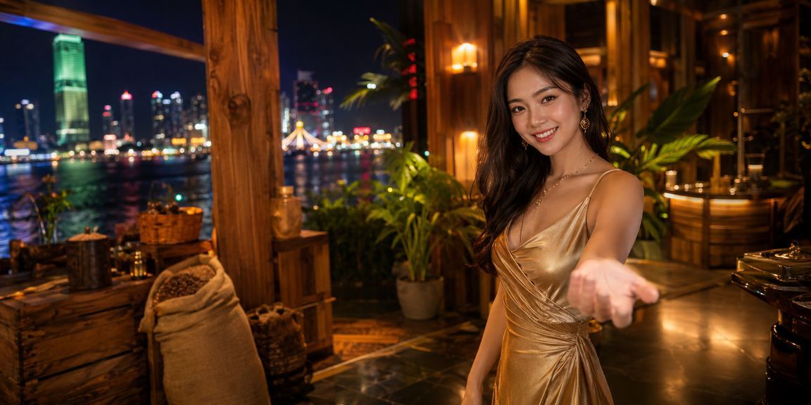 Khung cảnh casino và cà phê giải trí tại Hồ Chí Minh